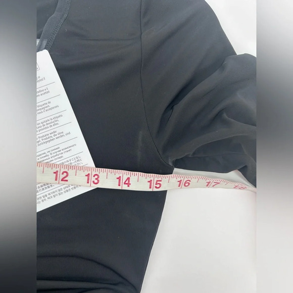 GANNI Bodysuit Top Womens L Black  All Crew Neck Long Sleeve Thin - Picture 11 of 13